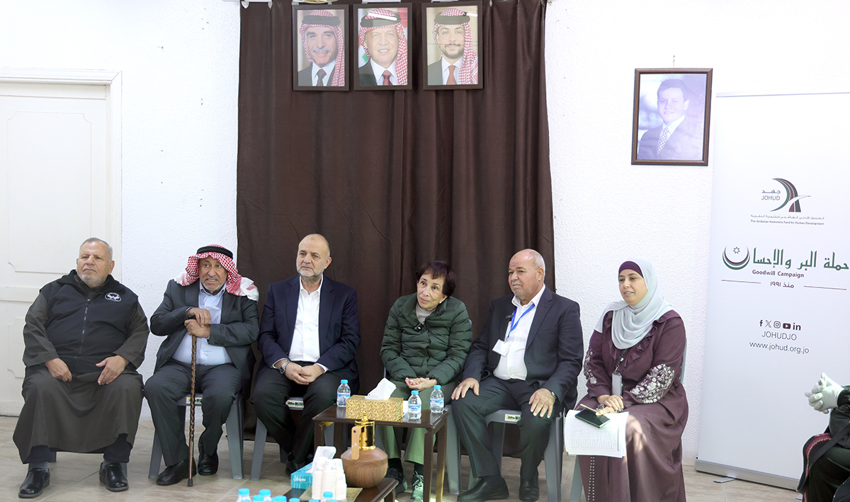 Princess Basma bint Talal hands over “Goodwill Campaign” assistance to vulnerable families in Jabal Al Natheef